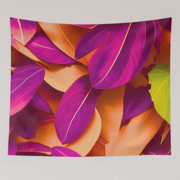 Item preview, Exotic tropical colorful leaves designed and sold by Cedex.