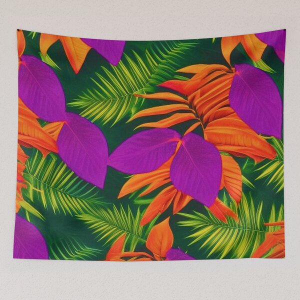Item preview, Colores exóticos de hojas y flores tropicales de verano. designed and sold by Cedex.