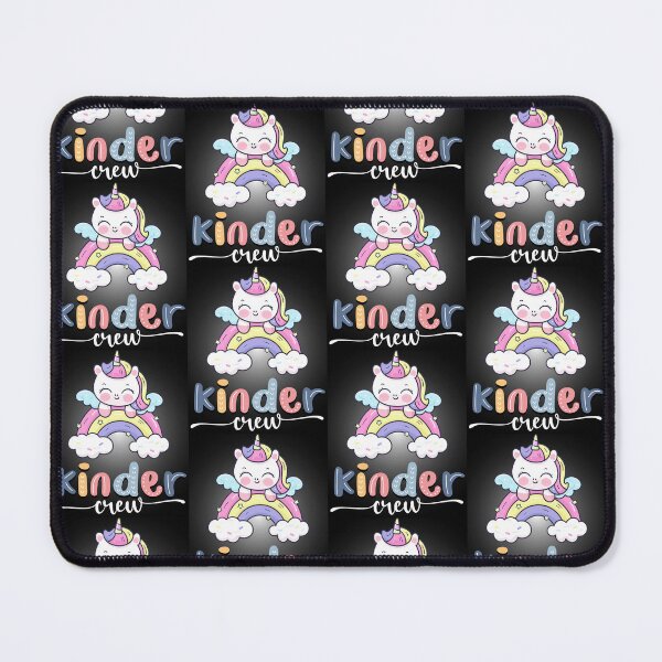Item preview, Kinder Crew Cute Unicorn Rainbow Kindergarten Back to School designed and sold by BunBuntheDog-.