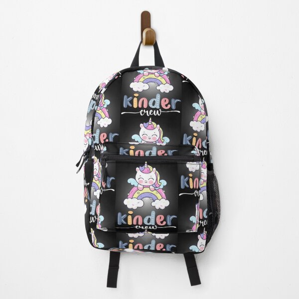 Item preview, Kinder Crew Cute Unicorn Rainbow Kindergarten Back to School designed and sold by BunBuntheDog-.