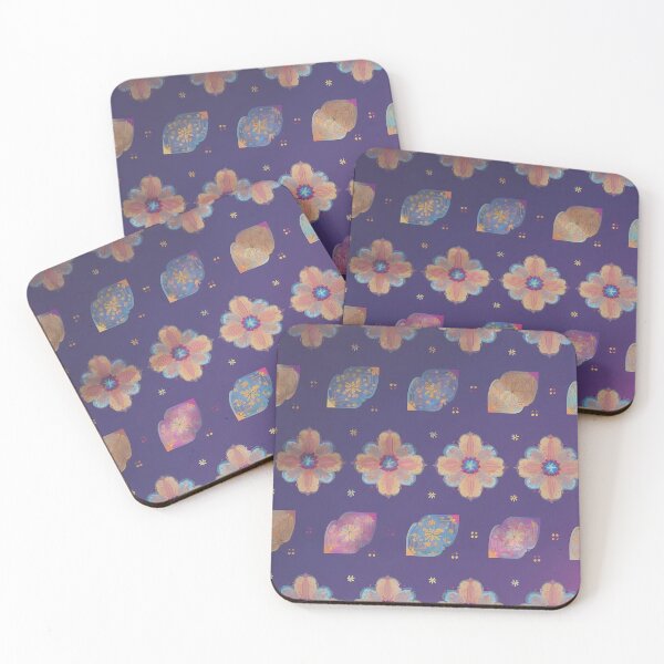 Item preview, Colorful Seamless patterns of flowers designed and sold by SammerDesign.