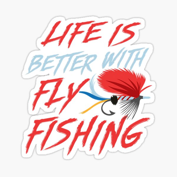 Fly Fishing Girl Stickers for Sale, Free US Shipping