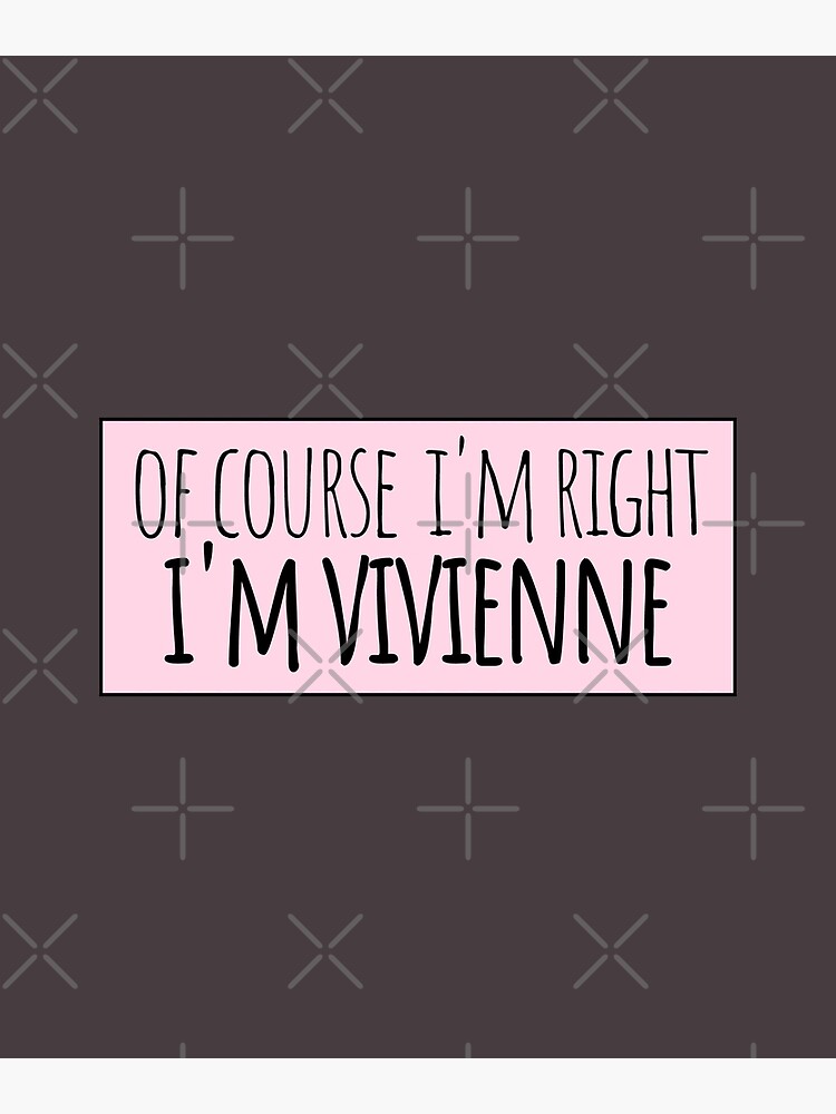 Vivienne Sticker for Sale by 99Posters