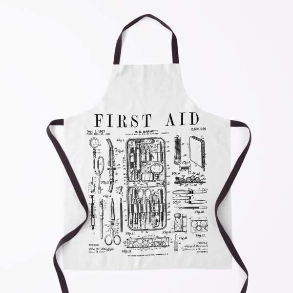 Item preview, Nurse Doctor Medical First Aid Kit Vintage Patent Print designed and sold by GrandeDuc.