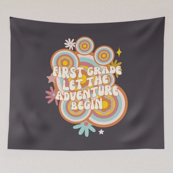Item preview, First Day Of School Back To School First Grade Adventure designed and sold by SunfullyYours.