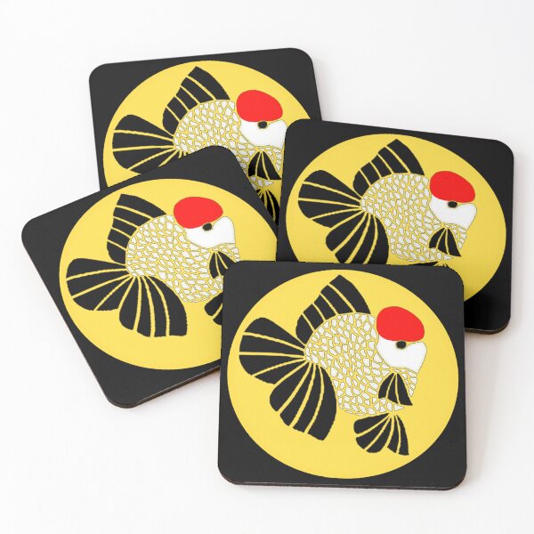 Item preview, Gorra Roja Blanco y Negro Oranda Goldfish 71023 designed and sold by Nosnah.