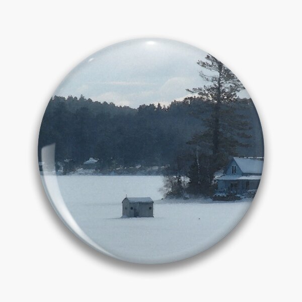 Item preview, Ice Fishing Hello Bill Island Newfound Lake designed and sold by Wayne King.