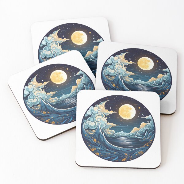 Item preview, Moonlit Shores: A Wind-Swept Landscape of Coastal Beauty designed and sold by Garmentz.