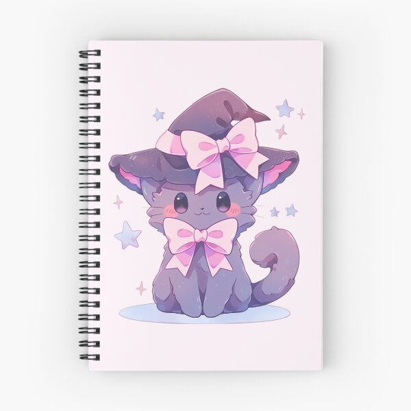 Item preview, Lindo gatito bruja pastel Kawaii designed and sold by PastelMagic.