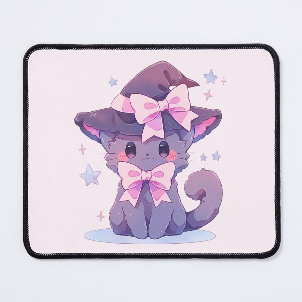 Artikelvorschau, Süße Kawaii Pastell Witchy Kitty entworfen und verkauft von PastelMagic.