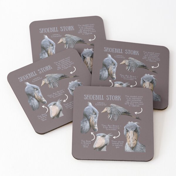 Item preview, Shoebill Stork Fun Fact   	 designed and sold by gvoomevkzc35.