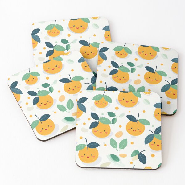 Item preview, Seamless pattern with oranges and leave designed and sold by ENTERBOX.