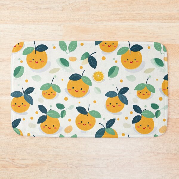 Item preview, Seamless pattern with oranges and leave designed and sold by ENTERBOX.