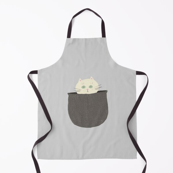 Item preview, Cream Cat in basket designed and sold by Shelley Winters.