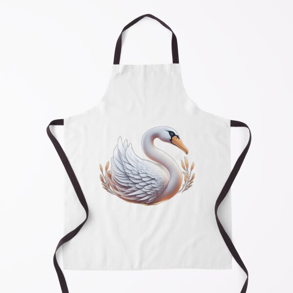 Item preview, stylised graphic art swan designed and sold by mesato.