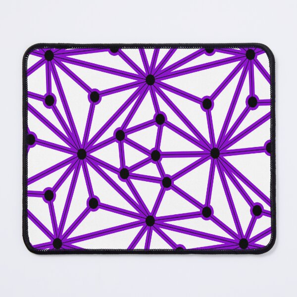 Item preview, Abstract geometric pattern - purple designed and sold by K.S ART.