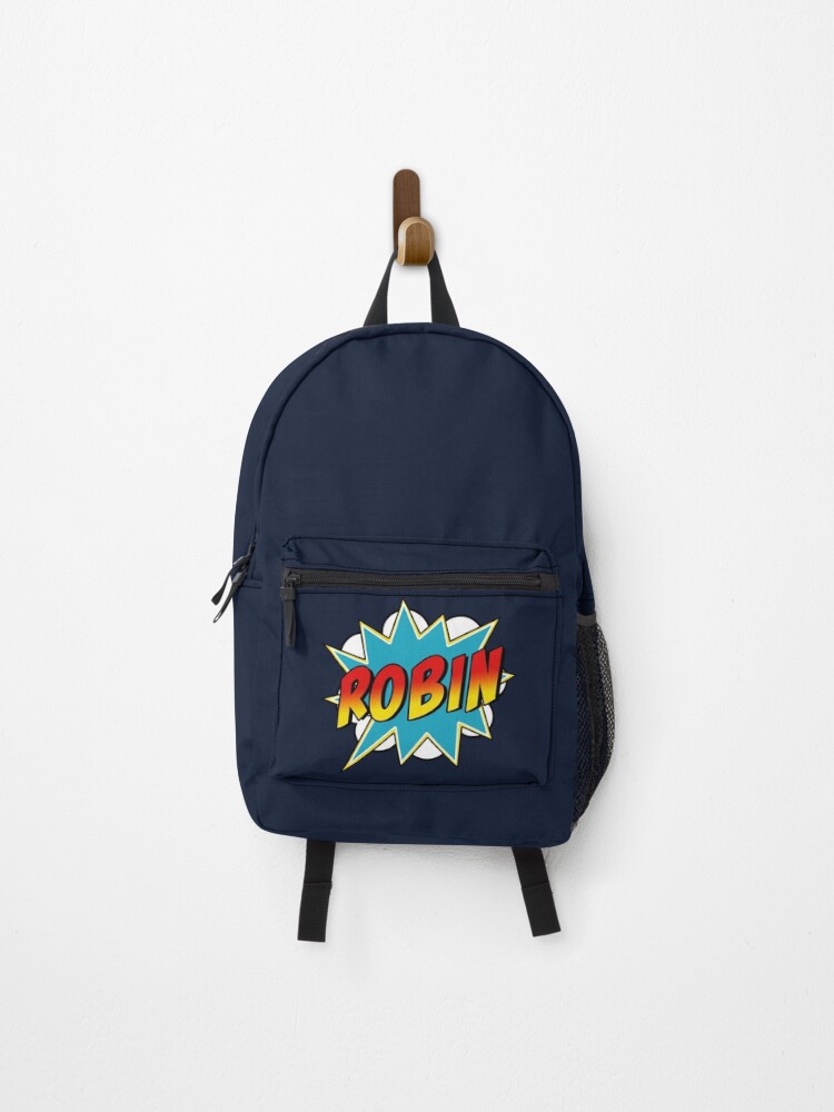 Thumbnail 1 of 3, Backpack, Robin Name Comic Book Superhero designed and sold by Rixta82.