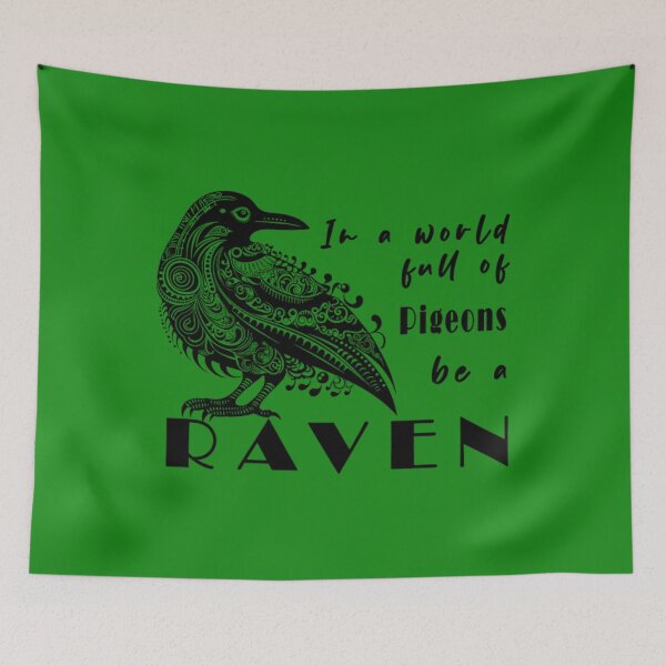 Item preview, In a wold full of Pigeons be a Raven - Funny Black Crow Raven Design    	 designed and sold by xvxfqqbu92.