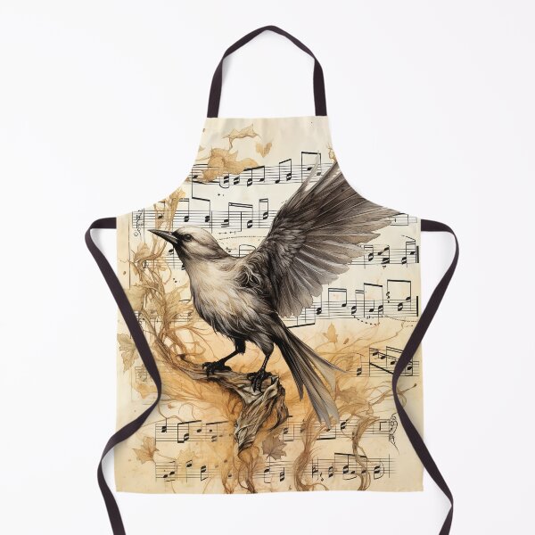 Item preview, Charcoal and Coffee drawing of Bird’s song 17 designed and sold by Art by Lilia.