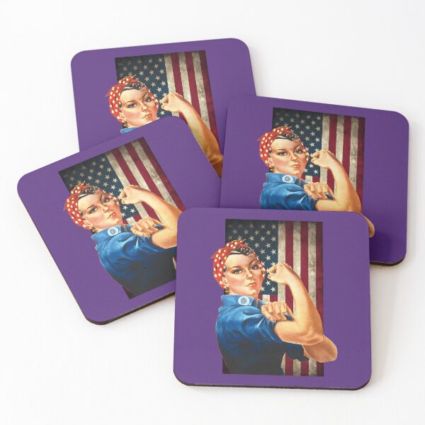 Item preview, Rosie the Riveter American Flag   	 designed and sold by zerbkvfmo36.