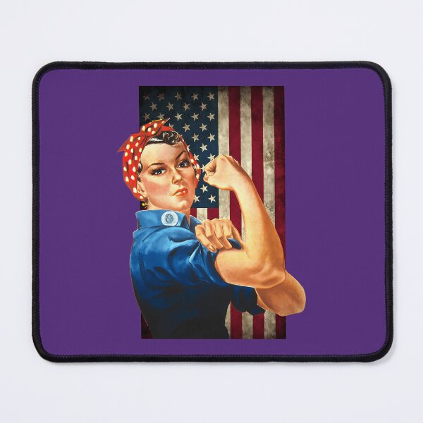 Item preview, Rosie the Riveter American Flag designed and sold by zerbkvfmo36.