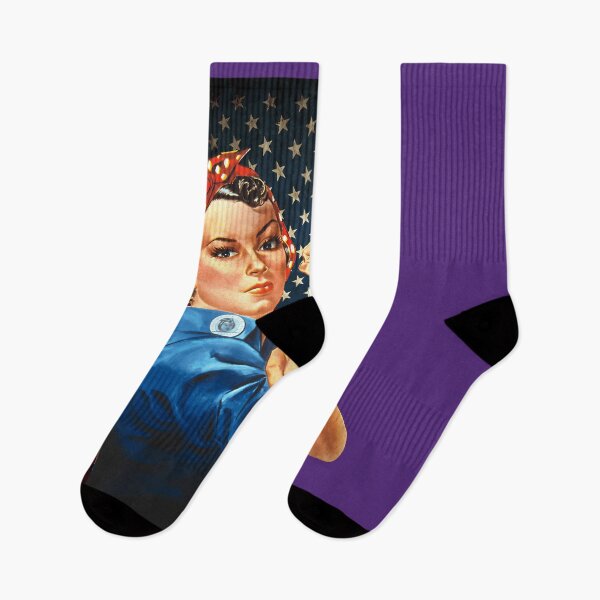 Item preview, Rosie the Riveter American Flag   	 designed and sold by zerbkvfmo36.