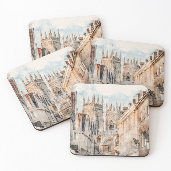 Item preview, Watercolour of York Minster and Petergate, York designed and sold by bailey-cooper.