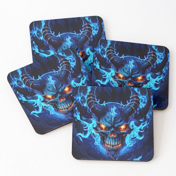 Item preview, Anime Blue Skull Devil designed and sold by IdesignStudio77.
