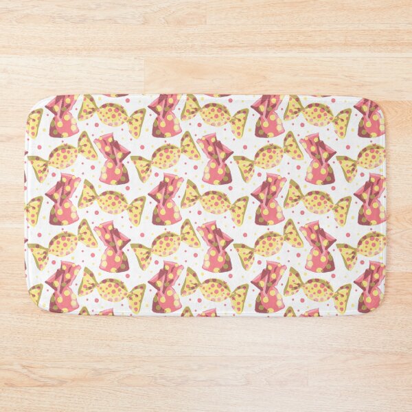 Item preview, Template with yellow and pink bonbons designed and sold by VaskanianArt.