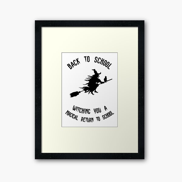 Item preview, Back to School witching tshirt designed and sold by TrendyHubb.