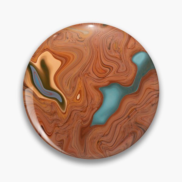Artikelvorschau, Archer - Contemporary Abstract - Fluid Painting - Marbling Art - Copper entworfen und verkauft von Studio Grafiikka.