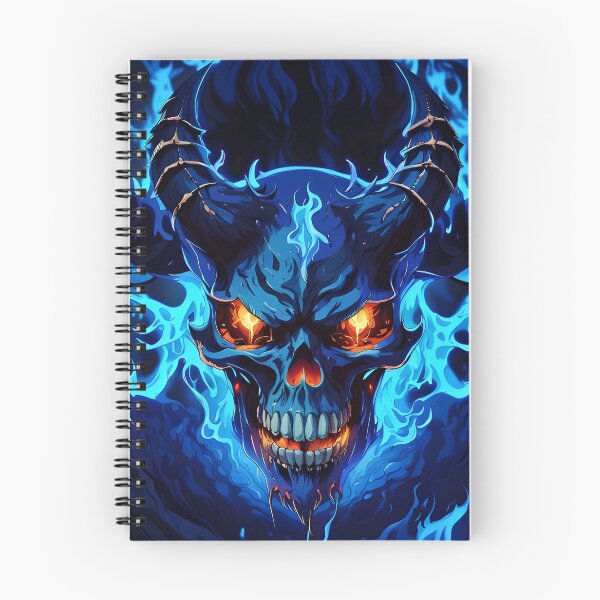 Item preview, Anime Blue Skull Devil designed and sold by IdesignStudio77.