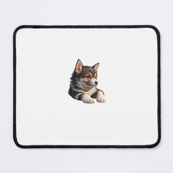 Item preview, Graphic realistic art print puppy designed and sold by mesato.