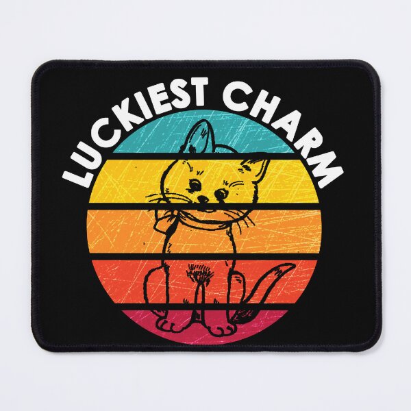 Item preview, Luckiest Charm Premium Cat lovers T-shirts designed and sold by Hados Damilola.