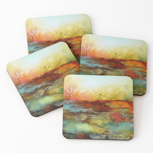 Item preview, Contemporary abstract landscape 4 designed and sold by Art by Lilia.