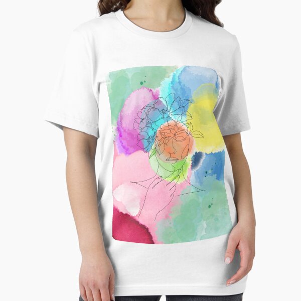 Artikel-Vorschau von Farbiges Frauen-Kunst-T-Shirt und Aufkleber, designt und verkauft von csillatorma.