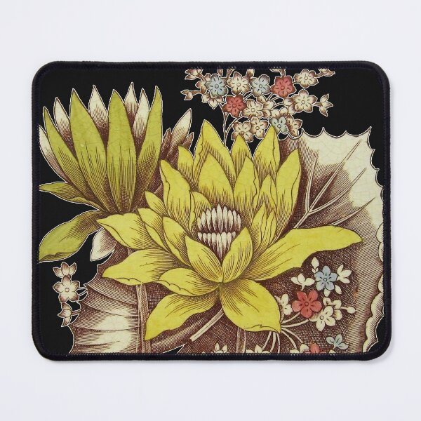 Item preview, Antique English Aesthetic Water Lily Flower design (1884). Annonymous. Restored by Mindthecherry designed and sold by MINDTHECHERRY.