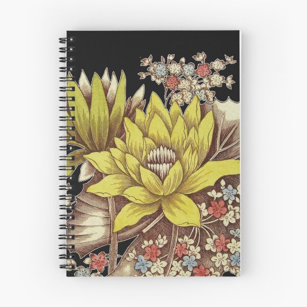 Item preview, Antique English Aesthetic Water Lily Flower design (1884). Annonymous. Restored by Mindthecherry designed and sold by MINDTHECHERRY.