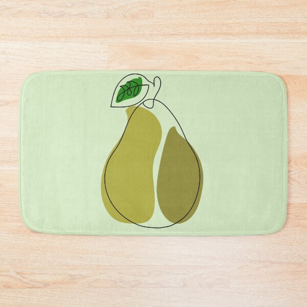 Item preview, Pear one line art designed and sold by Hagar Rabee.