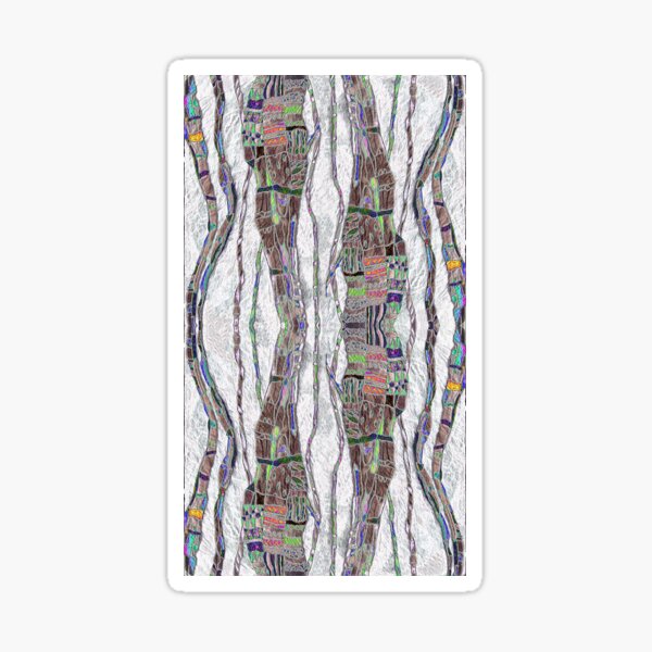 Mental Maps Series: Threads Sticker