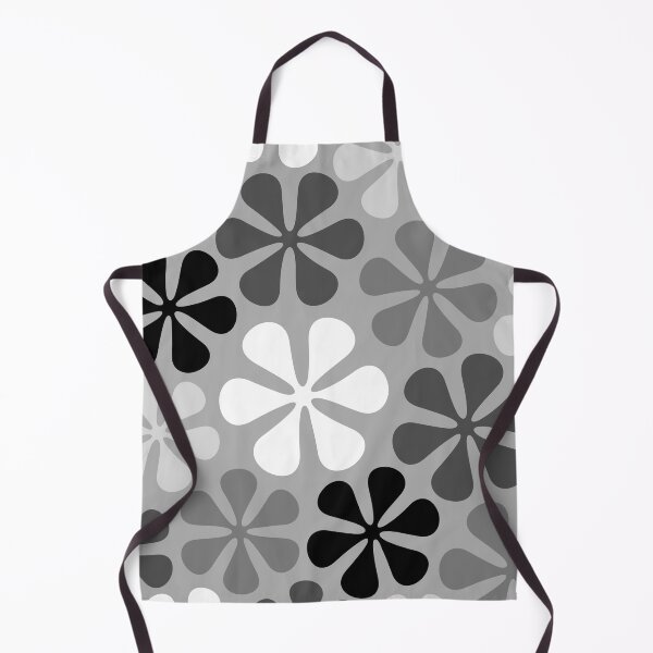 Item preview, Abstract Flowers Black White Grey designed and sold by NataliePaskell.
