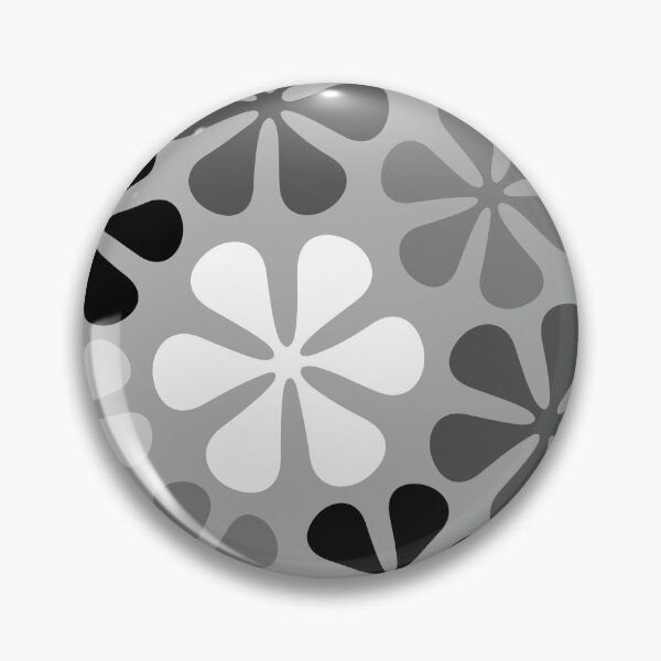 Item preview, Abstract Flowers Black White Grey designed and sold by NataliePaskell.