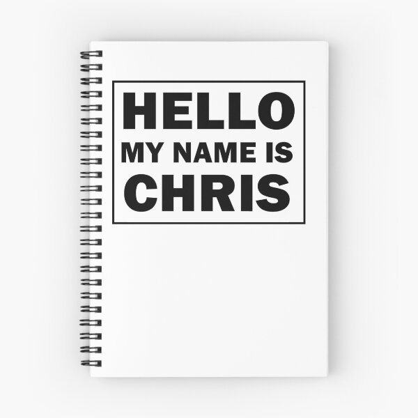 Item preview, Hello My Name Is Chris Funny Mens Humor designed and sold by Essetino.
