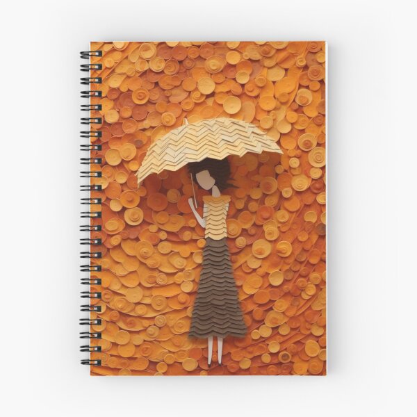 Item preview, An abstract cut paper artwork, featuring a woman holding an umbrella designed and sold by aiphotosart.