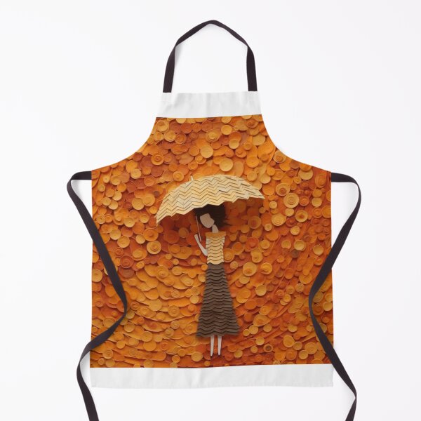 Item preview, An abstract cut paper artwork, featuring a woman holding an umbrella designed and sold by aiphotosart.