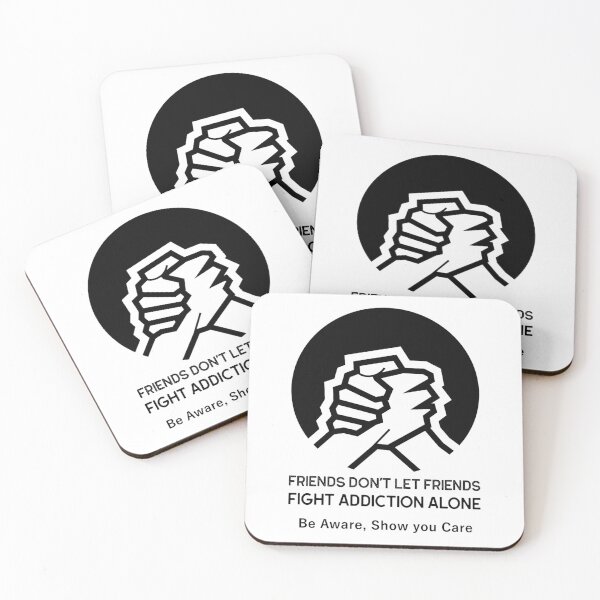 Item preview, Friends don_t let friends fight addiction alone designed and sold by RishimaytSelena.