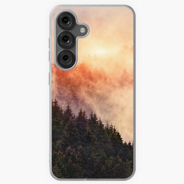 Item preview, In My Other World // Sunrise In A Romantic Misty Foggy Autumn Fairytale Wilderness Forest With Trees Covered In Fog And Sunlight designed and sold by Tordis Kayma.