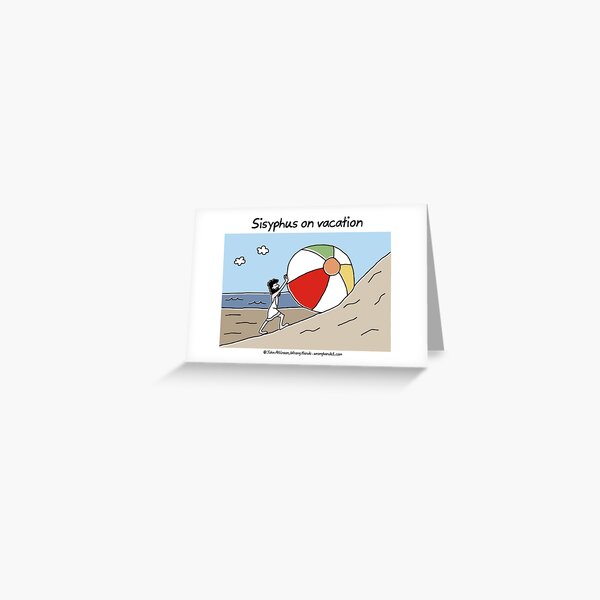 Item preview, Sisyphe en vacances designed and sold by WrongHands.