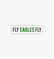 "Fly Eagles Fly" Font Sticker