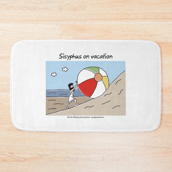 Item preview, Sisyphus on vacation designed and sold by WrongHands.